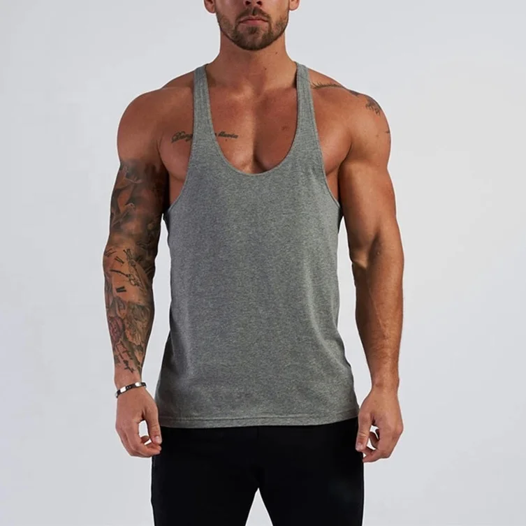 Factory Directly Whole Male Casual Loose Tank Tops ,Fashion Design Gym Fitness Muscle Tank Top