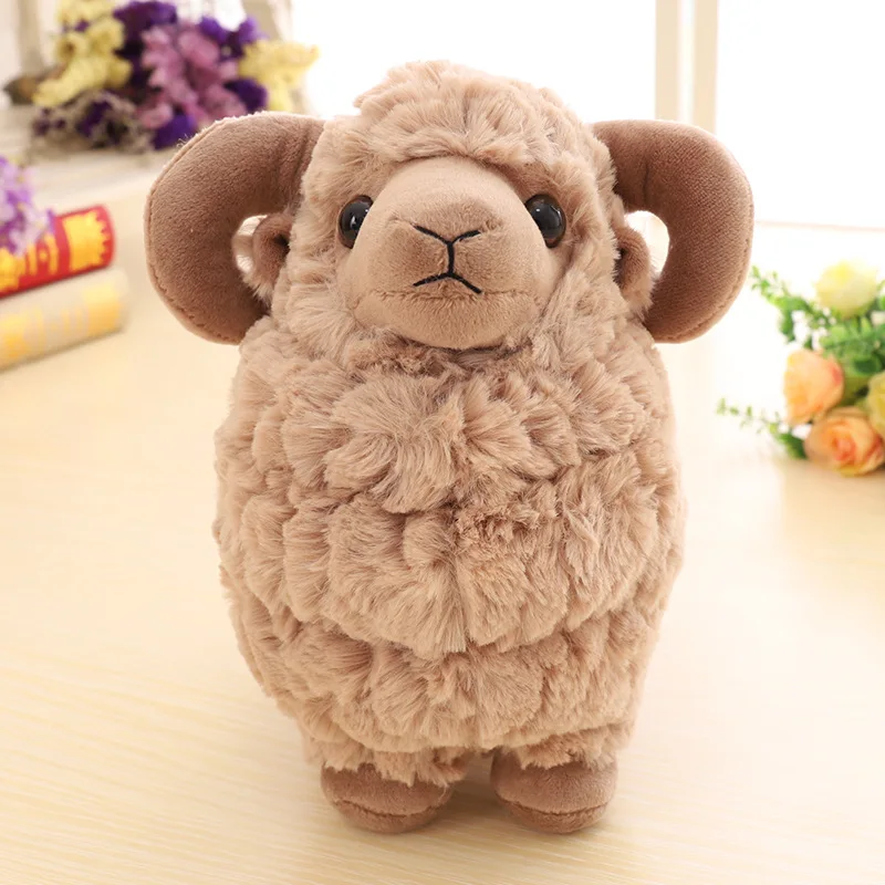 Wholesale New Zodiac Sheep Mascot Doodle Wool Toy Simulation Animal Plush Doll