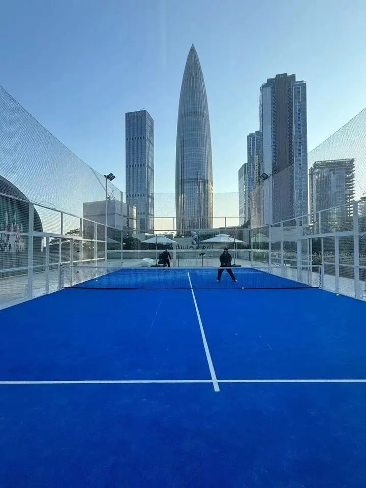 Enlio High Density Synthetic Turf Artificial Grass Hockey/Golf/Tennis/Padel Court Sports Flooring pista de padel cancha de padel