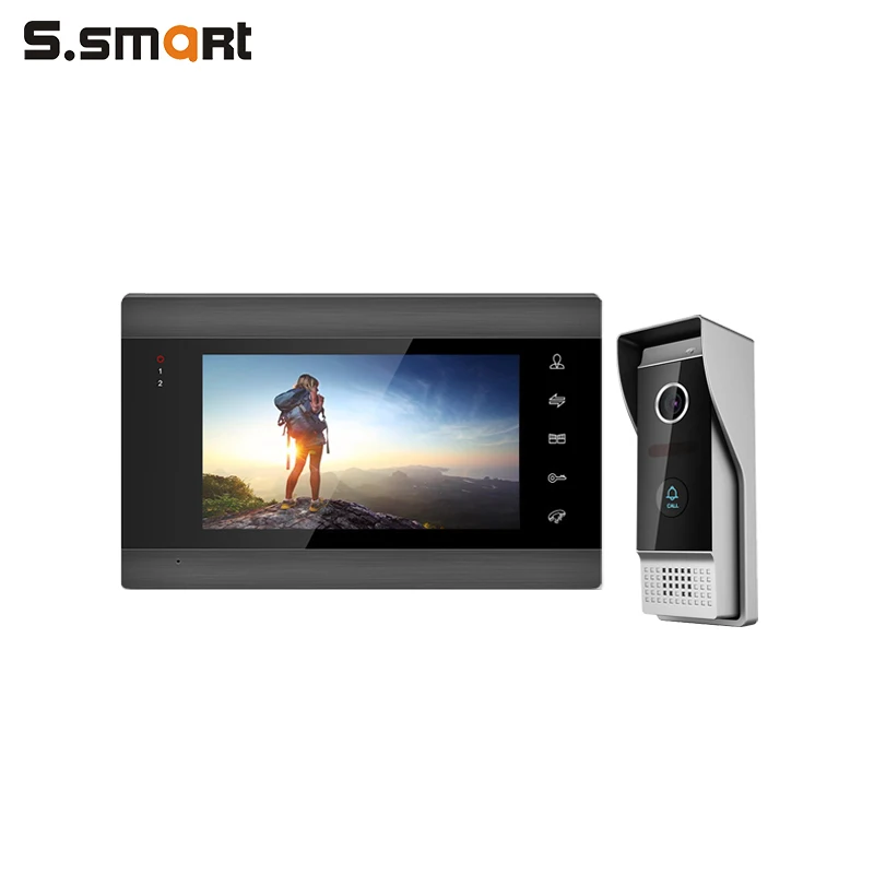 Hot Sale Cheap Apartment Building Video Music Intercom System 2 Camera Ring Video Doorbell