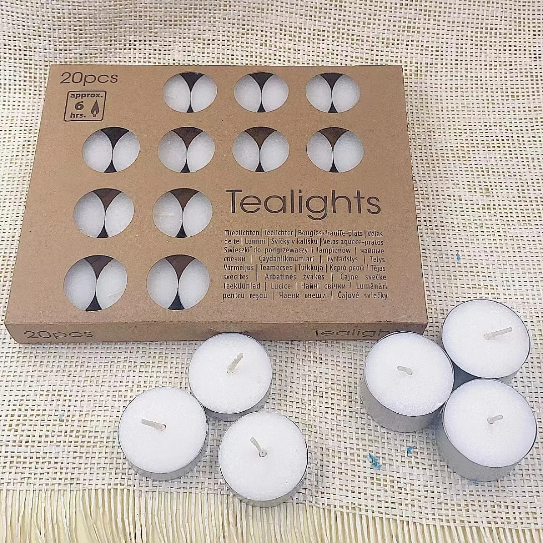 Candle Supplier Wholesale Best Price Low MOQ Unscented Tealight Candle