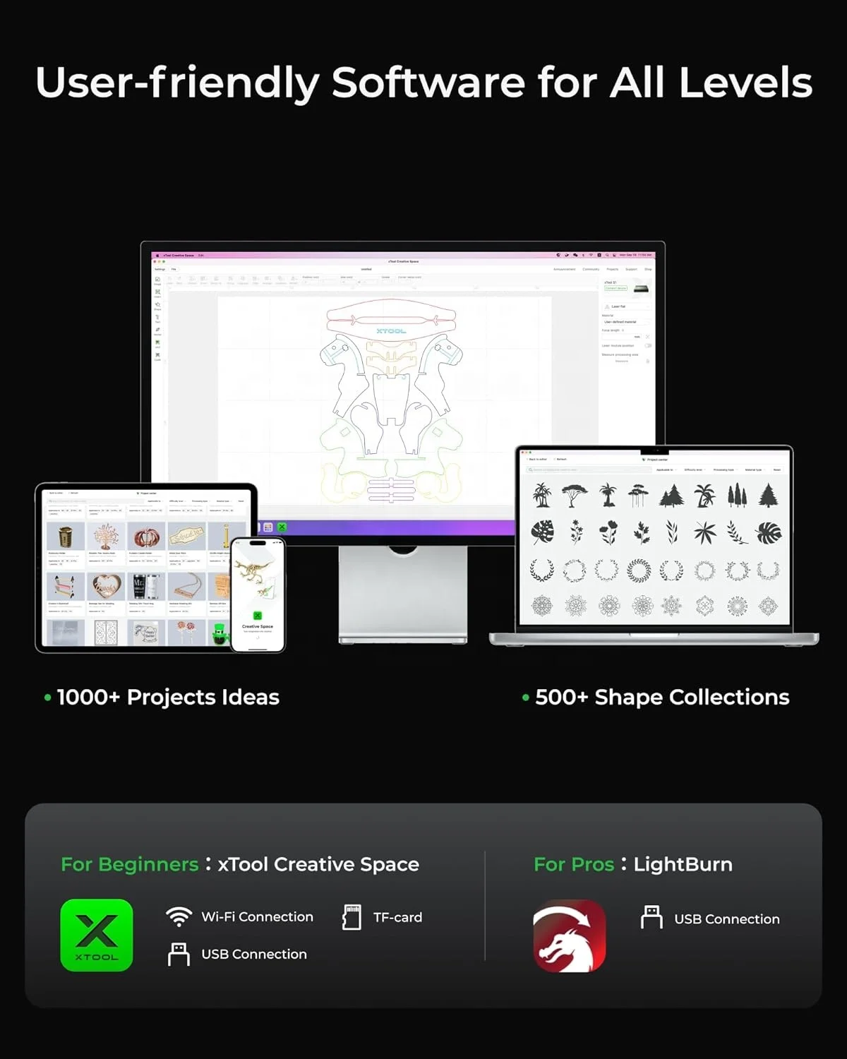 xTool Wholesale S1 20W Enclosed Diode Laser Cutter and Laser Engraving Machine