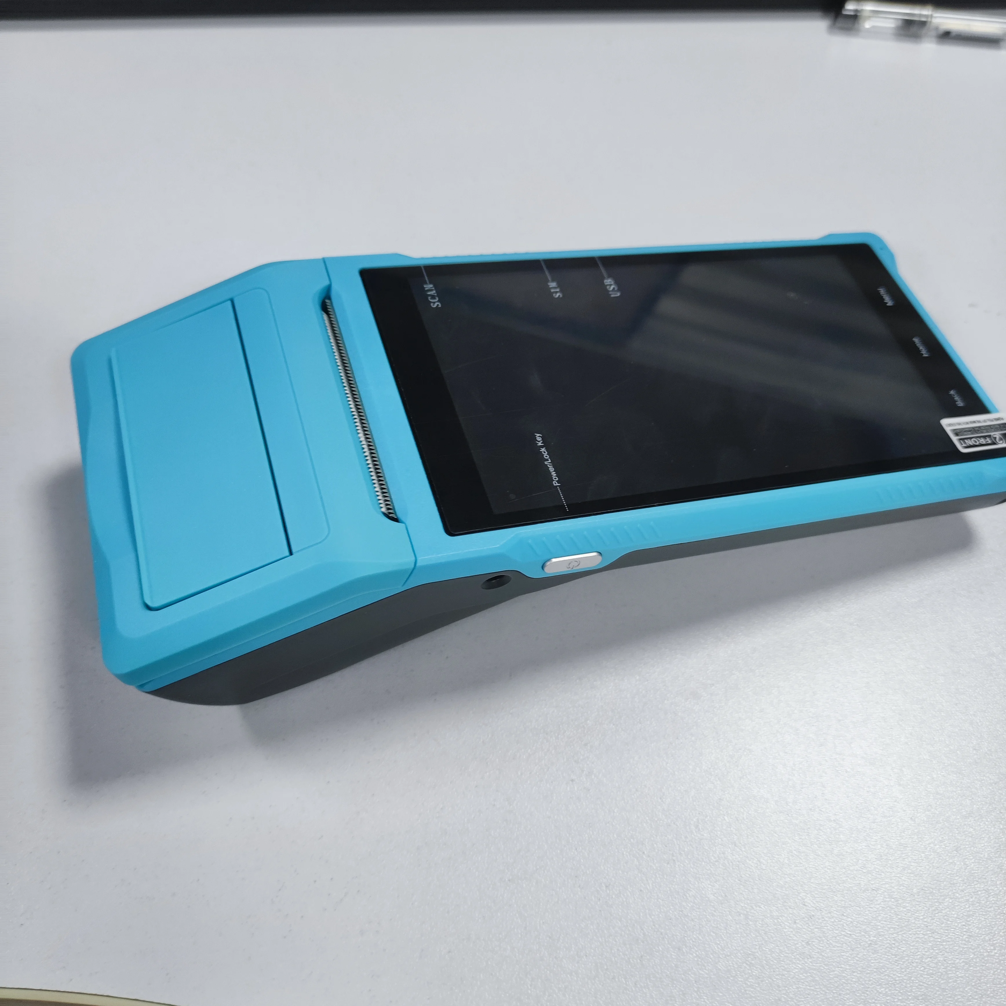 Cheapest Pos Q2I Android 8.1 Handheld Android Pos Terminal Printer 58mm Android Ticket Vending Machine Mobile Printer PDA