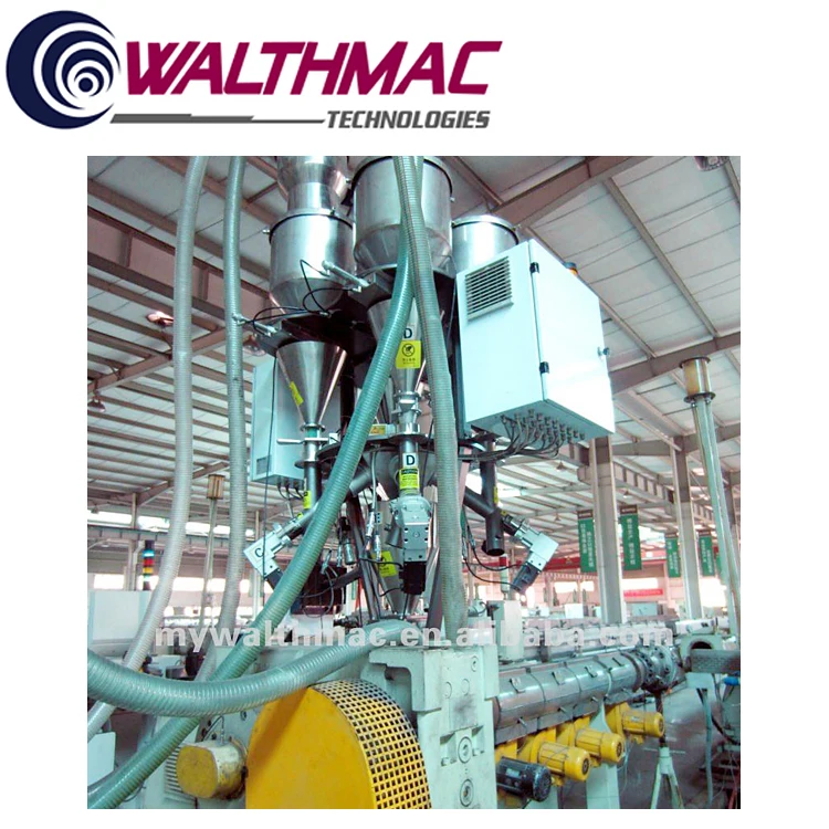 volumeric dosing mixer machine  Plastic industrial online installation PVC Granule Material Gravimetric Blender