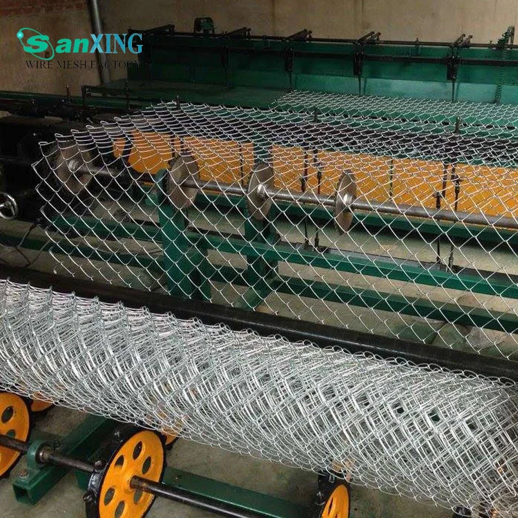 Sustainable Wholesale Industry Used hot Dipped Galvanized PVC coated Iron Wire Mesh Chain Link Fence For Baseball Fields