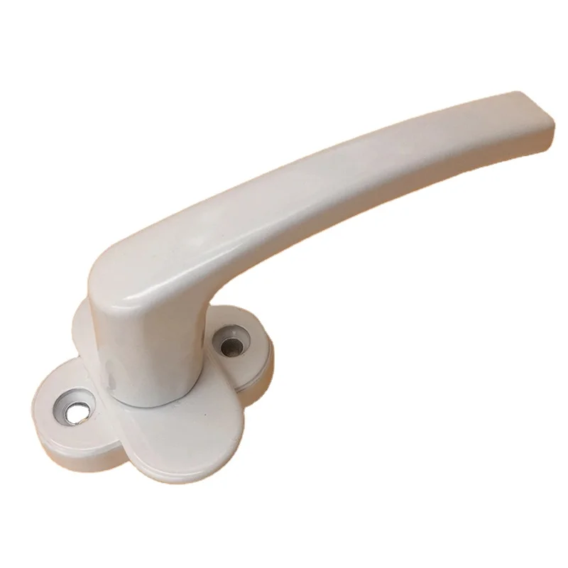 UPVC Aluminium Vertical Casement Sliding Window Handle Lever White Hardware Manufacturer