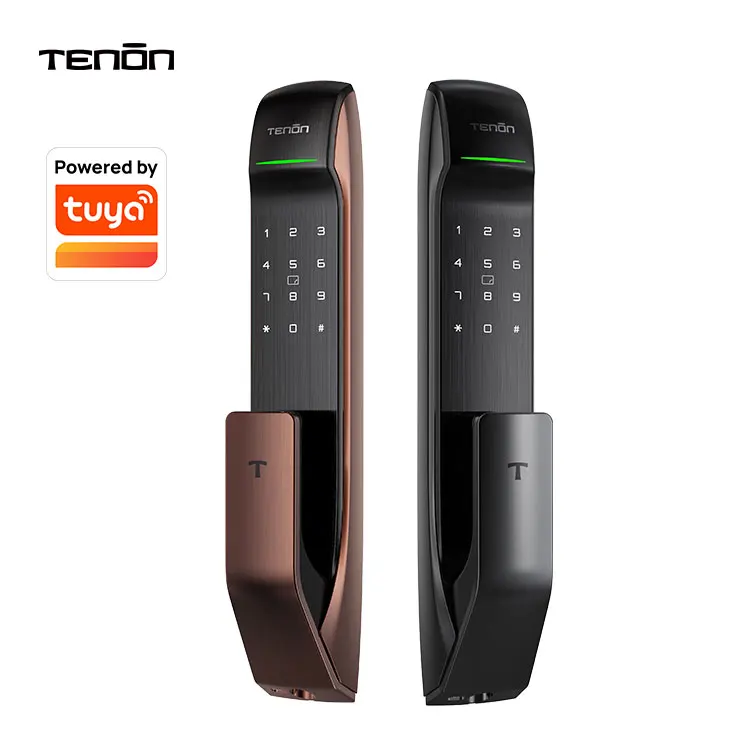 Apartment Smart Door Front Lock Keyless Entry System Door Lock Electronic Key Rfid Card Smart Finger Print Lock