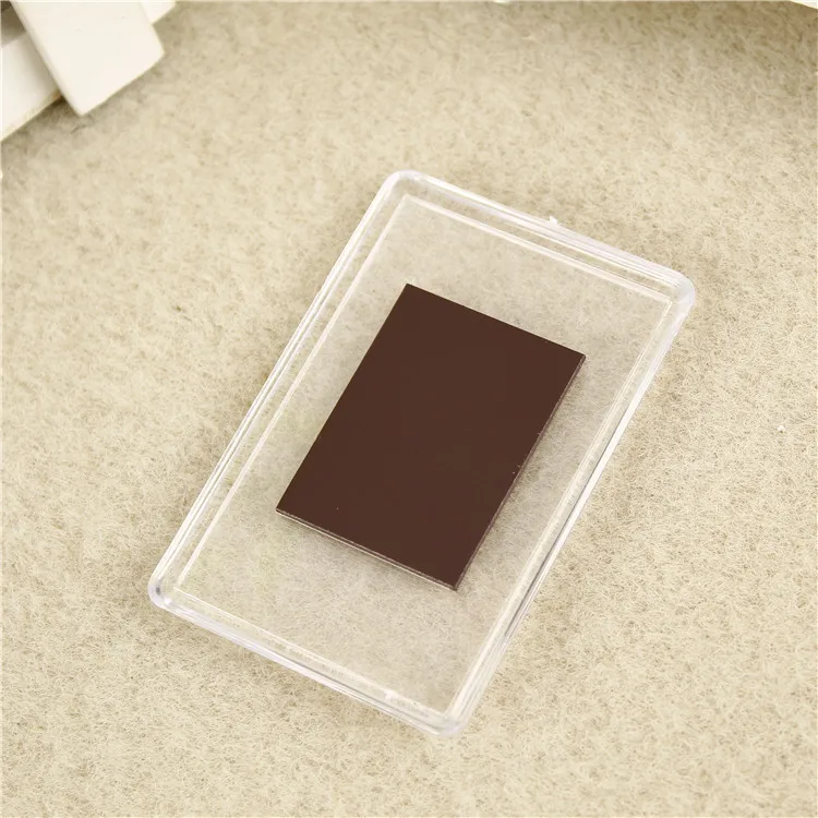 4 x 6inch magnetic Photo frame Transparent refrigerator sticker Photo display commemorative photo frame