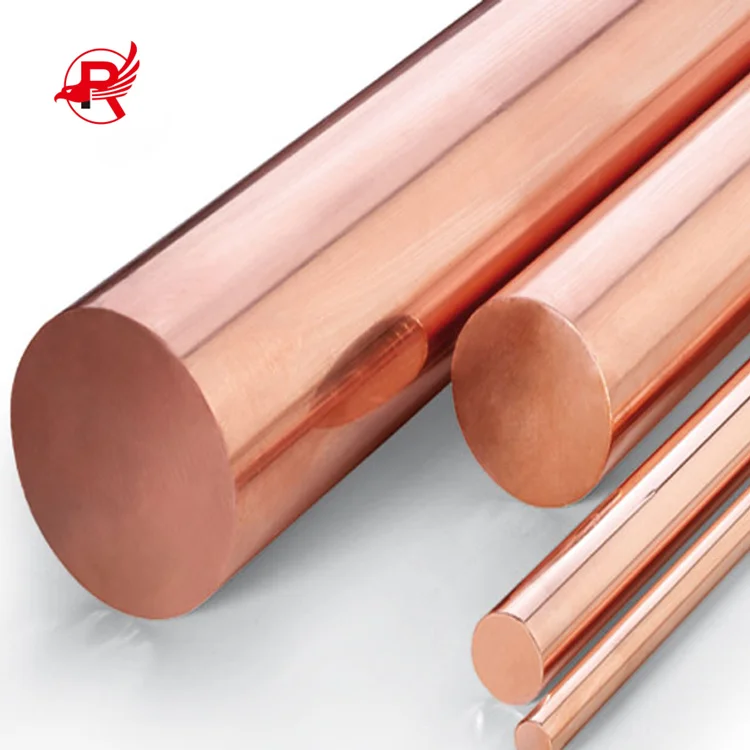 Made in China Copper wire rod 6mm 8mm Copper bars C1100 Round Bar Brass rod