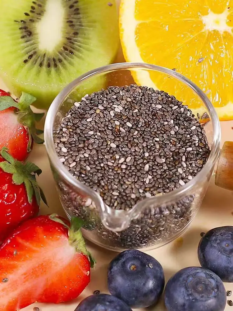 HUAOU  wholesale Chia seeds raw material high purity quality black Chia seed