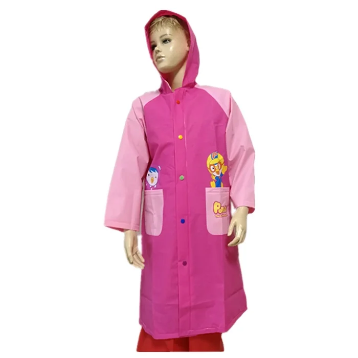 children rain coat custom printing High Quality waterproof raincoat for kids cartoon print