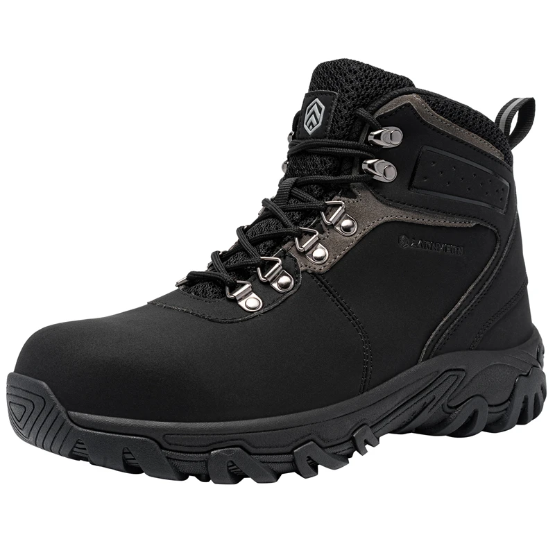 LARNMERN Winter Work Boots Safety Steel Toe Shoe Men Anti-smashing High Top Safety Shoes Botas De Seguridad Industrial