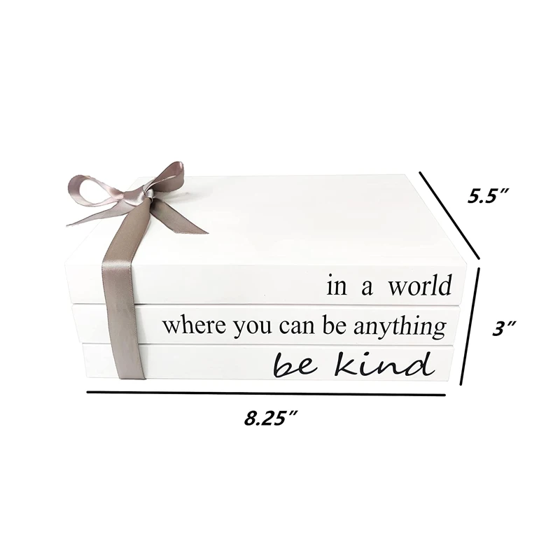 Оптовая продажа, декоративные книги с индивидуальным принтом для домашнего декора, современный декор для книг