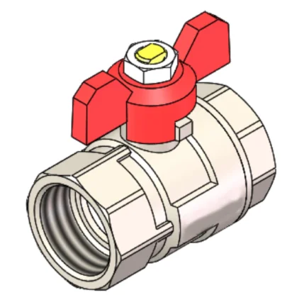 Valve Factory Brass Water Butterfly handle Ball Valve Female Threaded Forged All Size Brass Ball Valve