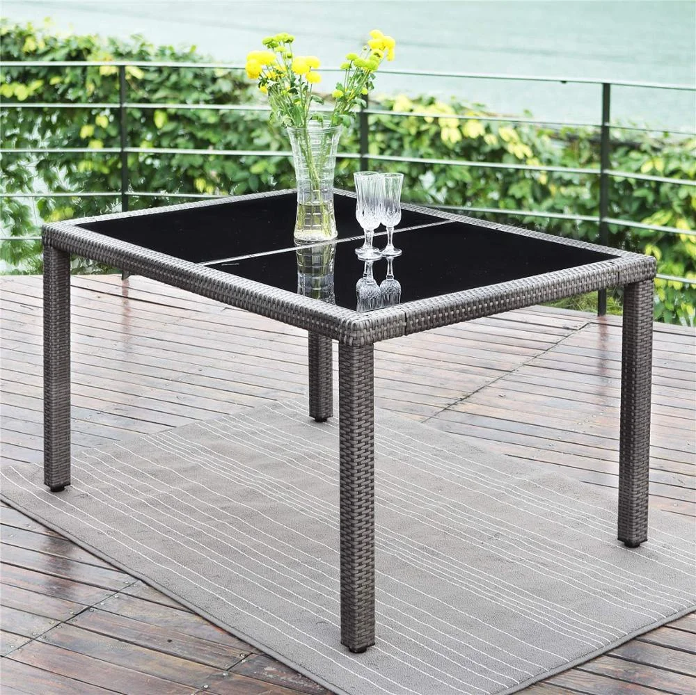 NEW Sofa rattan cover metal frame garden dining table and chairs set wicker outdoor patio furniture