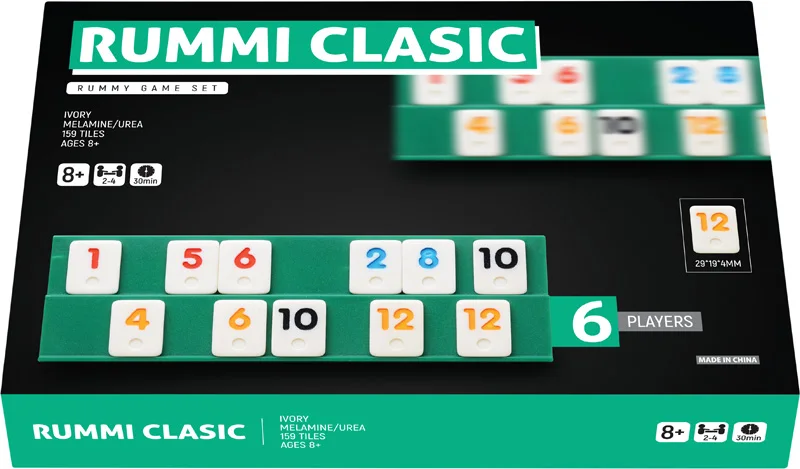 Цифровой набор rummy пластиковая настольная игра