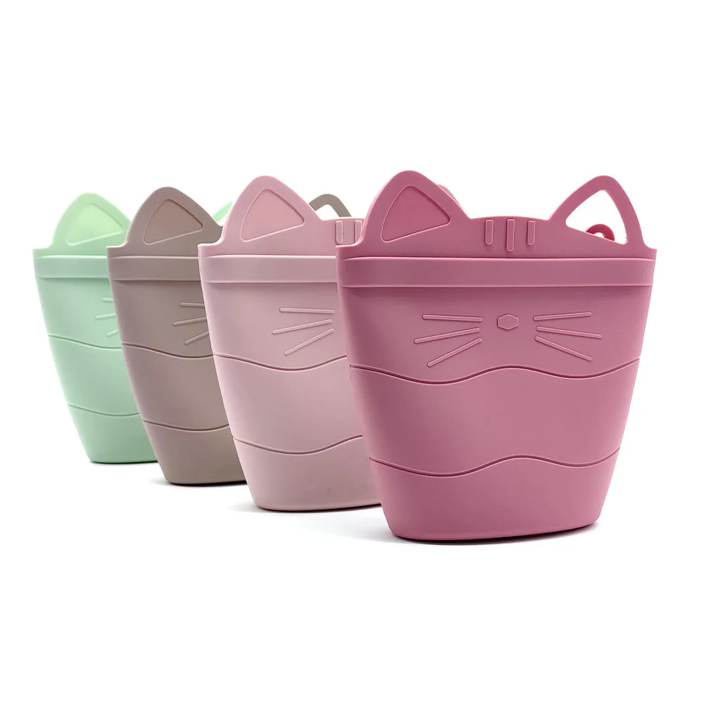 Новое поступление детский силиконовый мешочек для закусок многоразовые силиконовые мешочки хранения с кнопкой контейнер