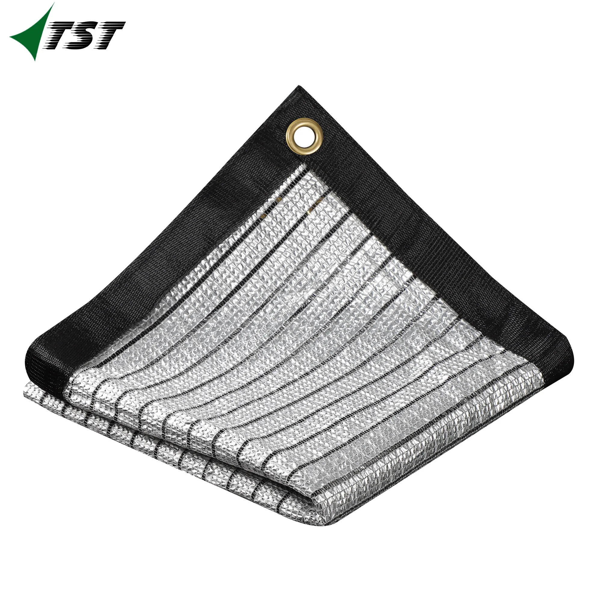 75% Reflective Aluminum Sun Shade Cloth Mesh Sunshade Ventilation Front & Rear Car Cover