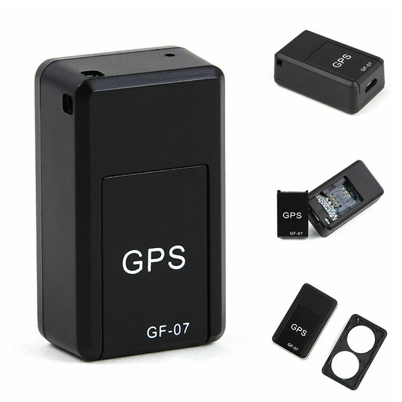 Mini GF07 car GPS tracker GPS locator, with GSM tracking device type, suitable for SD card data storage of cars and motorcycles