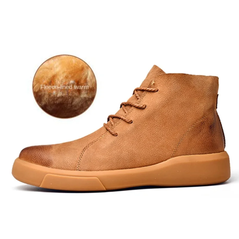 Biyate Shoes New Arrival Custom Accepted High Quality Warm Shoes Waterproof Casual Boots For Men