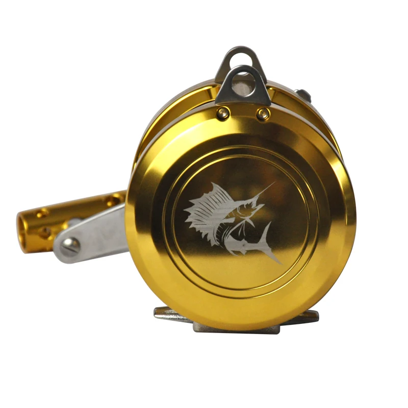 Быстрая доставка рыболовное судно 50w reel big game 2 speed Троллинг рыболовные