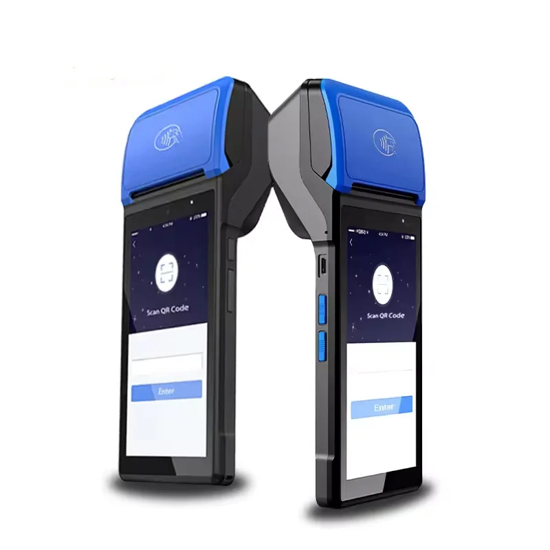 Ручной 12 0 Android все в одном pos-машина сенсорный экран точки продажи Pos-терминал с NFC кард-ридером v510