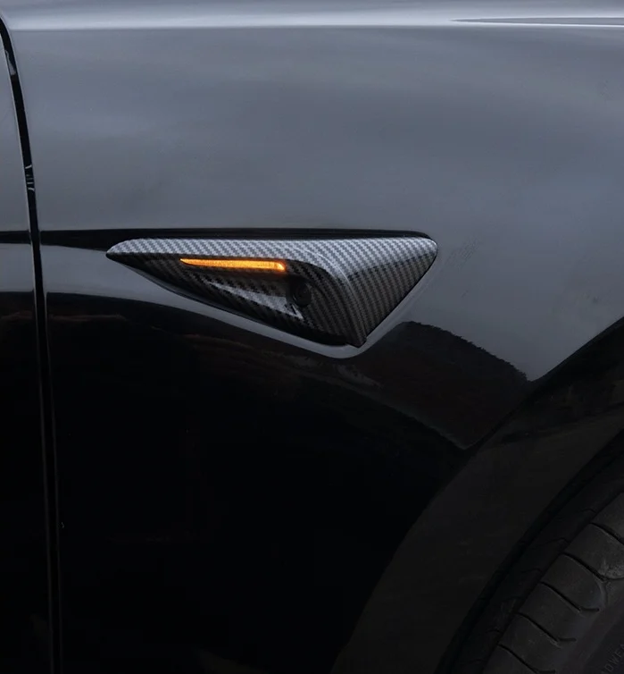 АБС-пластик из углеродного волокна наружные крышки для камеры для Tesla 2023 Highland модель 3 Модель S/X