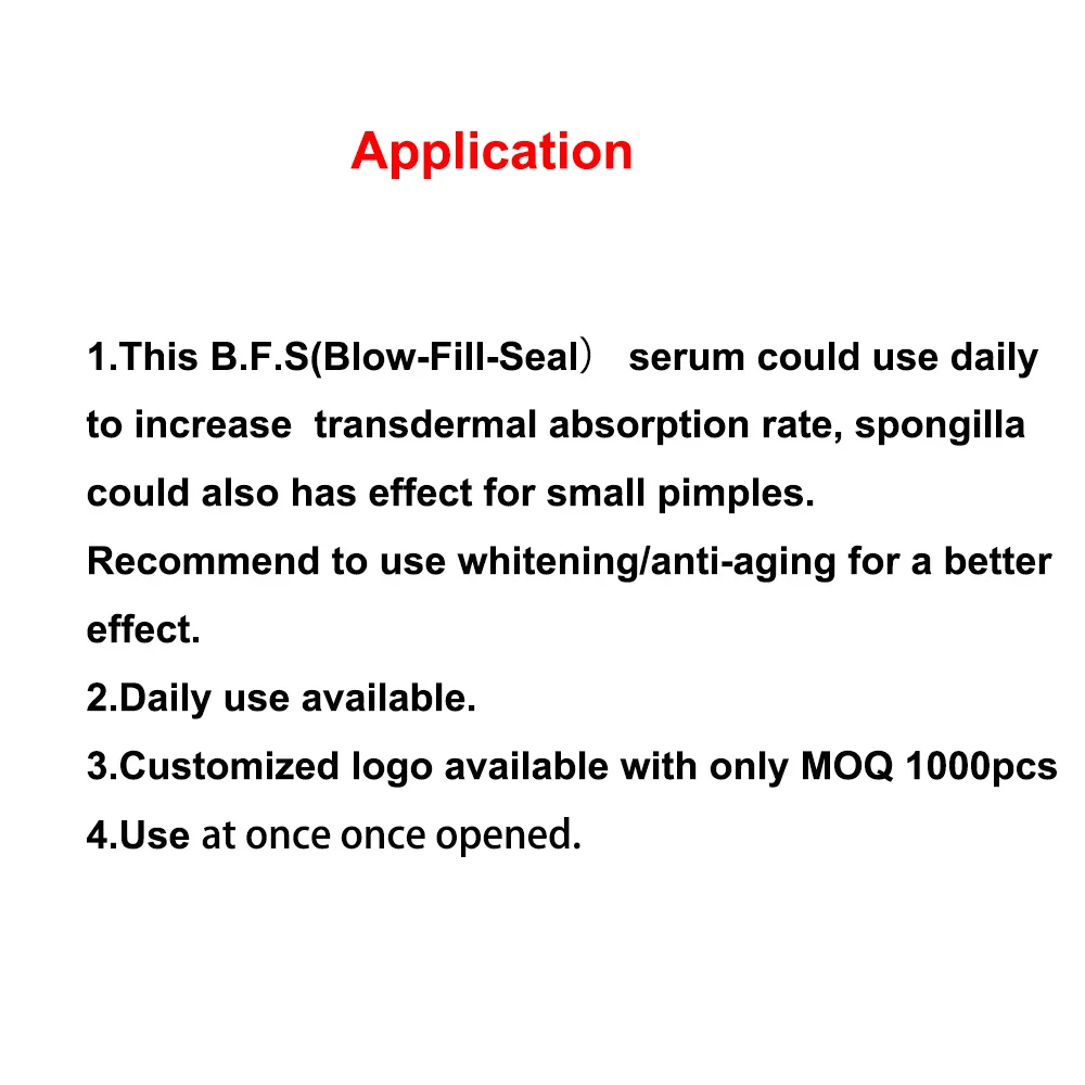 Free Shipping Single Use 1ml Ghk-cu Blue Copper Peptide B.F.S Spongilla Skin Care Serum