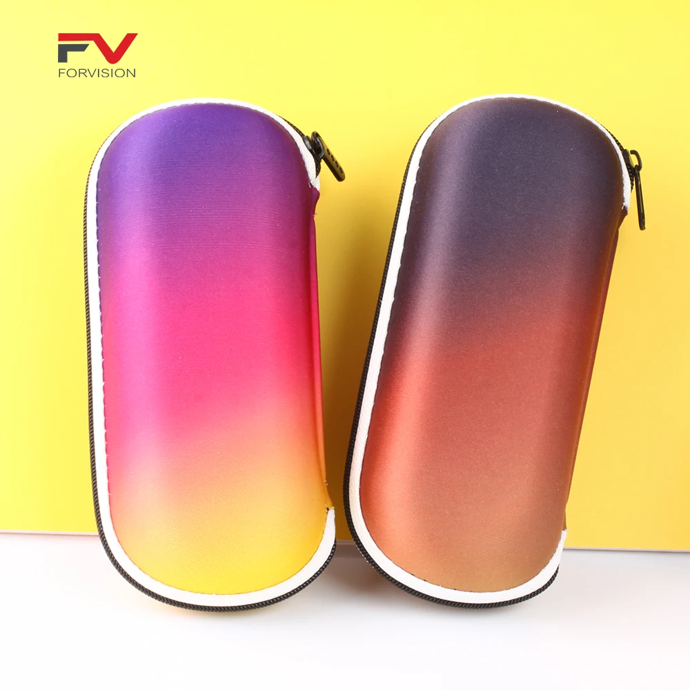 Eva Box Forvision High Quality Fabric Zipper EVA Cases sunglasses case sunglasses packaging box
