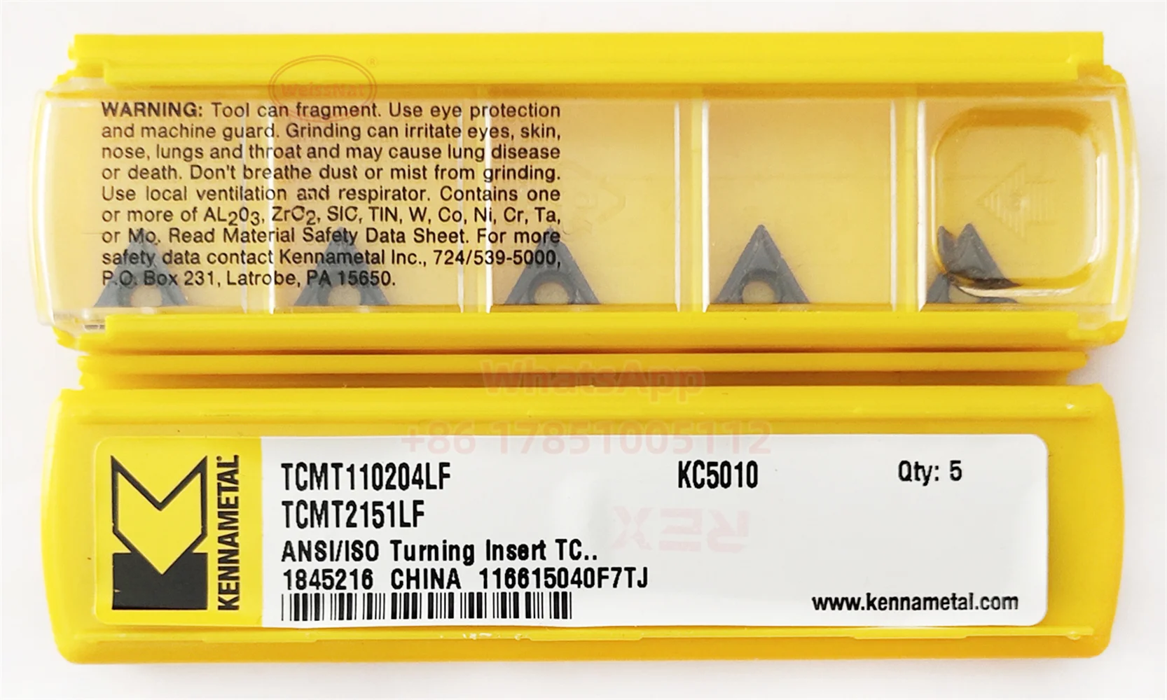 Kennametal TCMT110202LF TCMT110204LF TCMT16T302LF tcm16t304lf TCMT16T308LF KC5010 карбидные вставки TCMT
