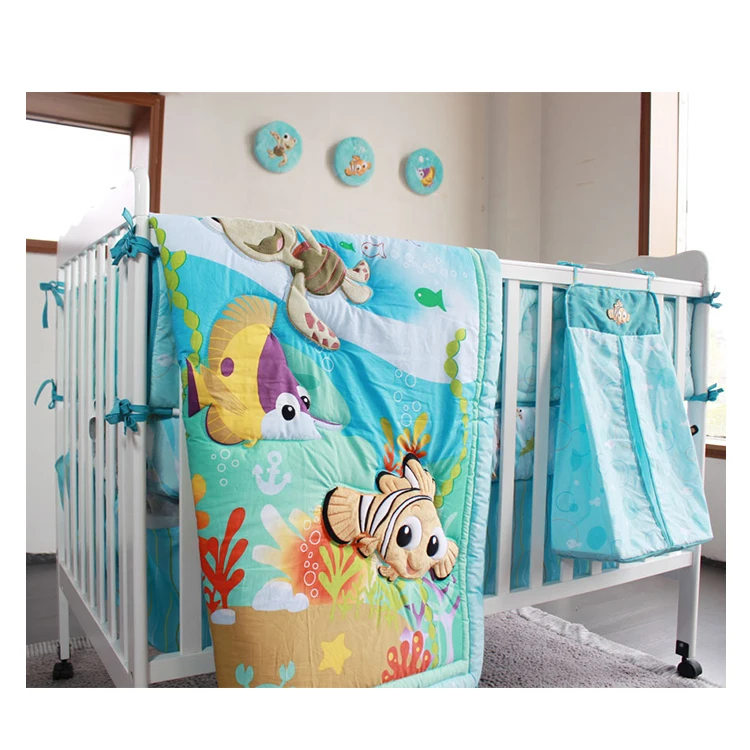 High Quality Wholesale Custom Cheap Babies Bed Bedding Baby Crib Bedding Set Kids Animal