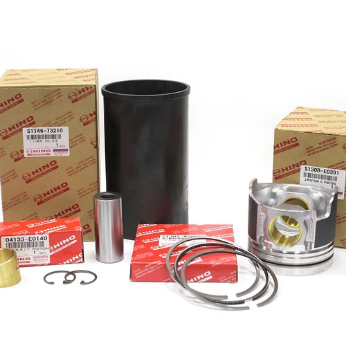 Excavator spare parts  for Hino engine j05e 3mm / 8mm cylinder liner piston kit