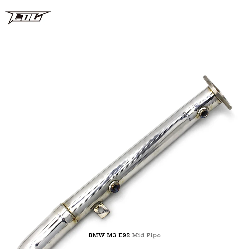 Tuning Stainless steel exhaust Mid Pipe For BMW M3 E90/E92/E93 V8 4.0L 2008-2013  Exhaust Sport X-pipe with Resonator