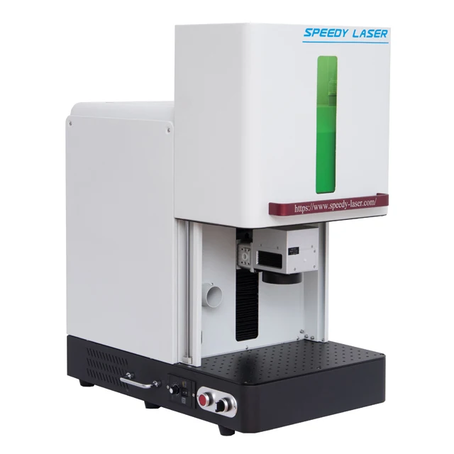 
Safe enclosed fiber metal laser engraving machine 20W 30W 50W 60w with protection shiled 
