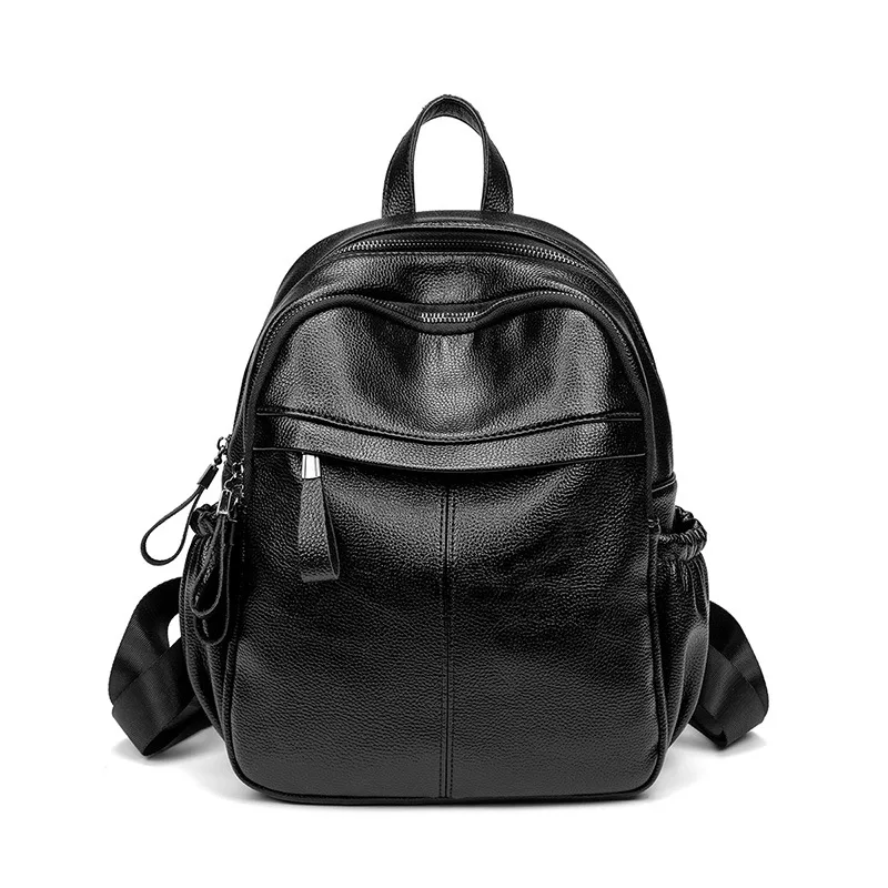 Fashion Backpack Pu Leather Women Backpack Large Capacity School Backpack New School Bag For Teenager Mochilas Female Rucksack
