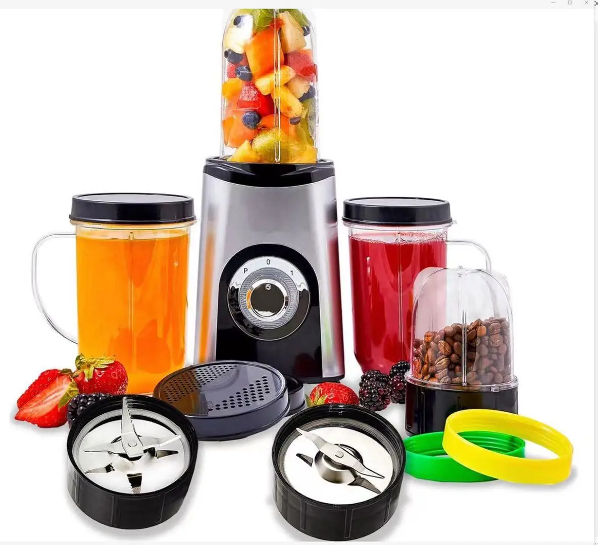 400W/220W kitchen food processor grinder mixer travel fruit Blender with LED light blender