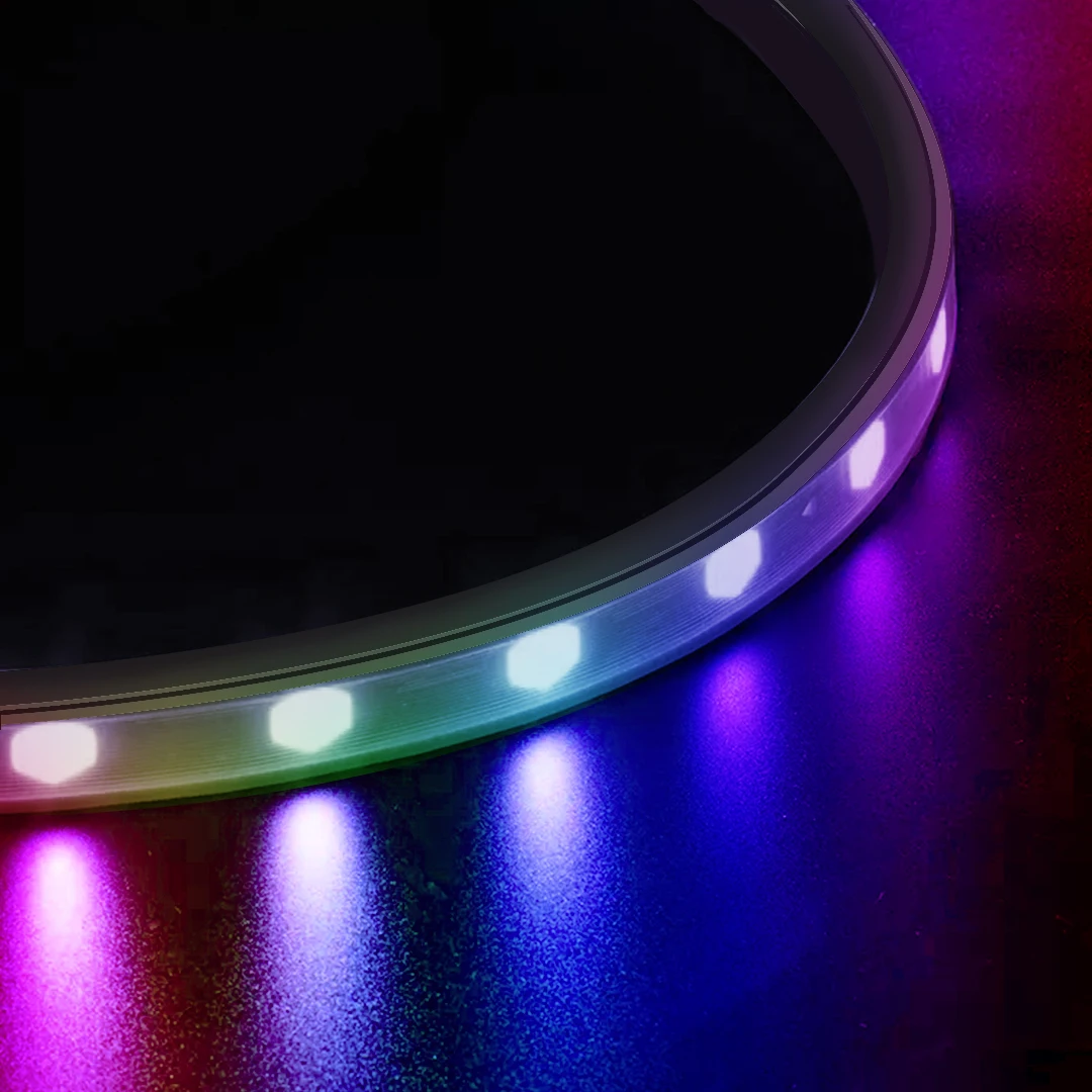 Водонепроницаемая уличная разноцветная RGB Шайба IP66 линейная лампа гибкая светодиодная шайба