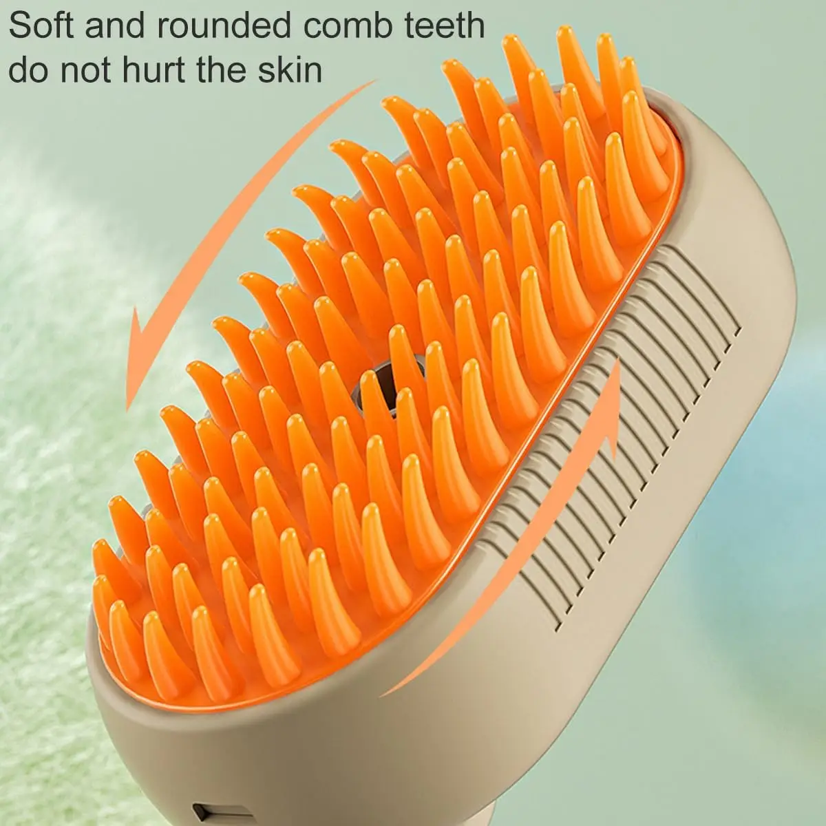 Self-Cleaning Electric Pet Grooming Brush Massage for Dogs and Cats 3-in-1 Steamy Brush for Removing Tangled and Loose Hair