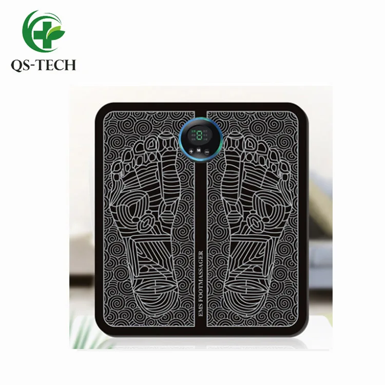 QS-TECH китайский ems складной массажный коврик для ног массаж