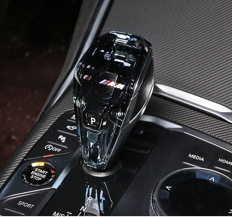 Прозрачная ручка переключения передач для BMW 5 Series F10 G30 X5 G05 G01G08 G02 шасси автомобильные