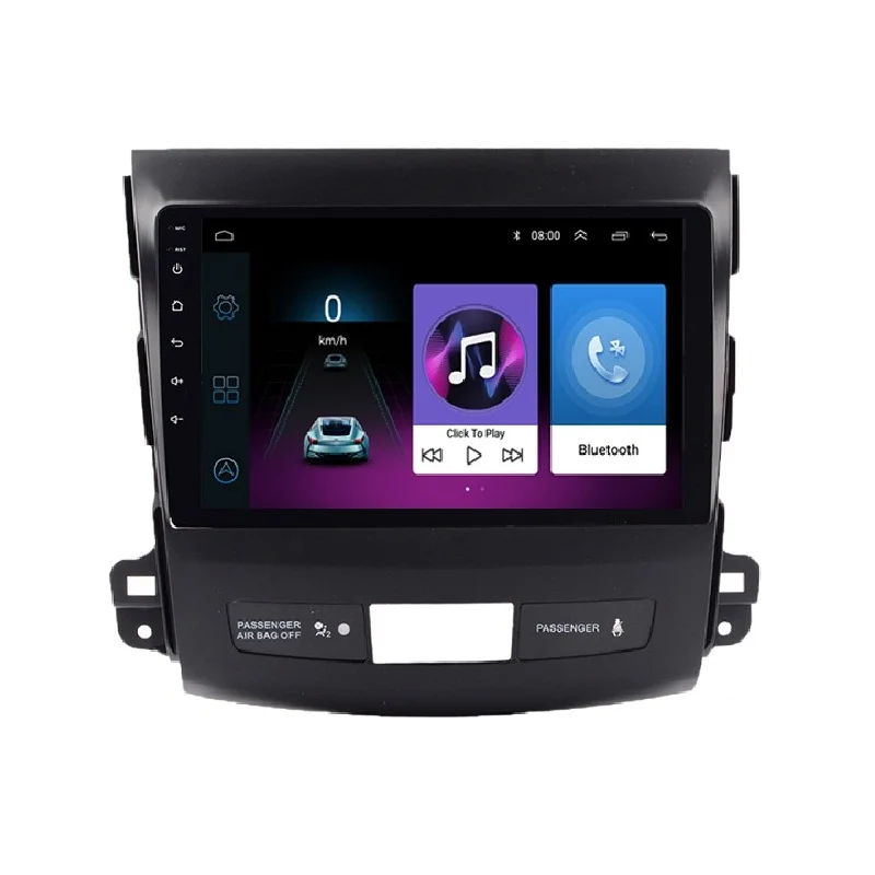 Автомагнитола 2.5D 2din на Android, мультимедийный плеер для Mitsubishi Outlander / Peugeot4007 2006-2008 2009 2010 2011 Navitel GPS Wi-Fi