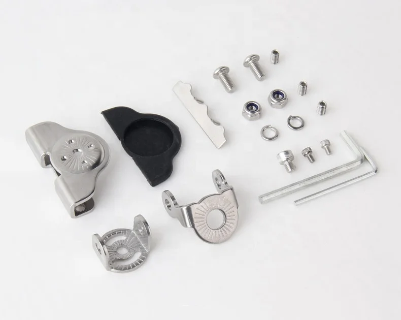 2PCS Universal Adjustable Pillar Hood  Stainless Steel Auto Hood Led Light Bracket Led Light Mounting Holder