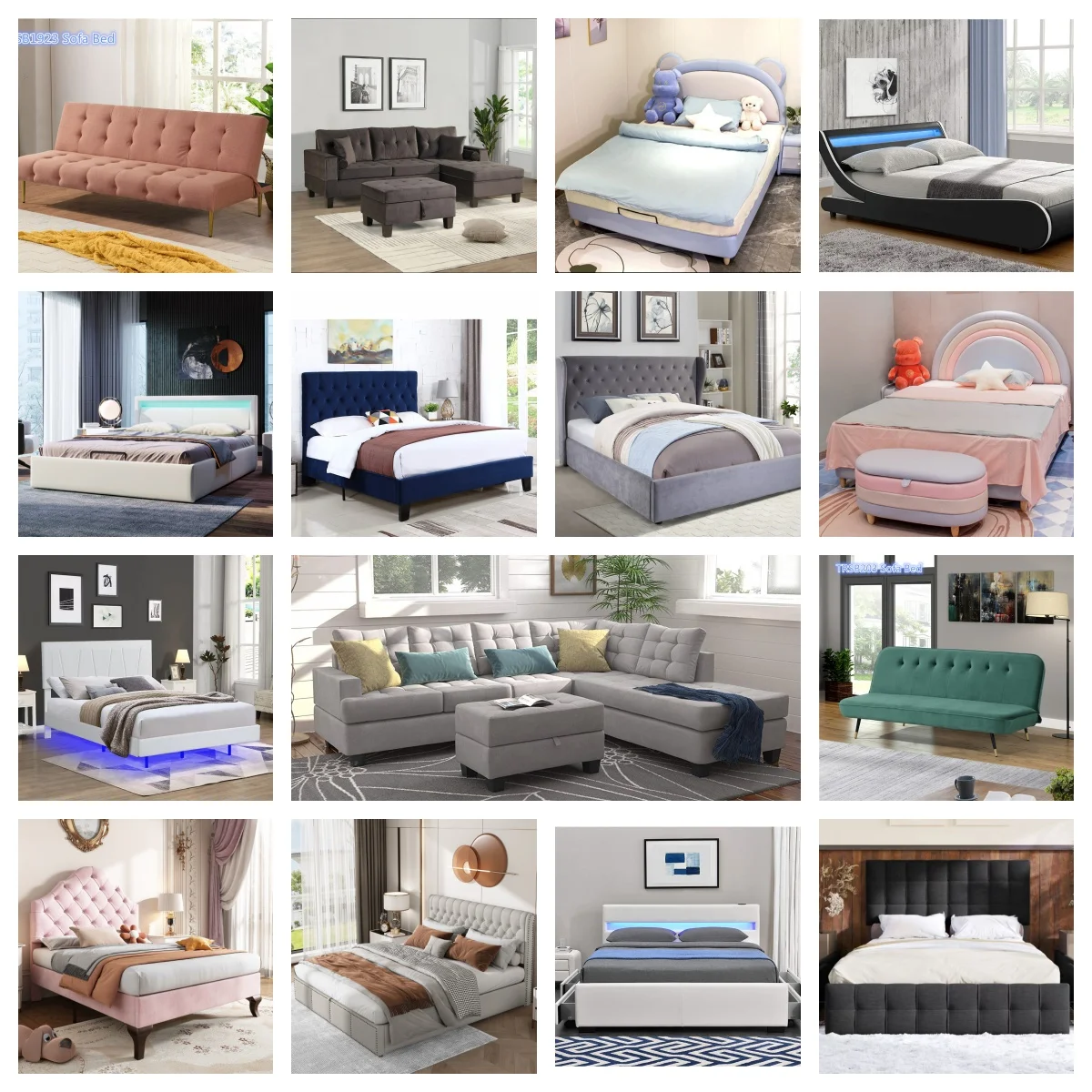 Luxury European style modular sectional sofa set simple wood sofa design living room furniture
