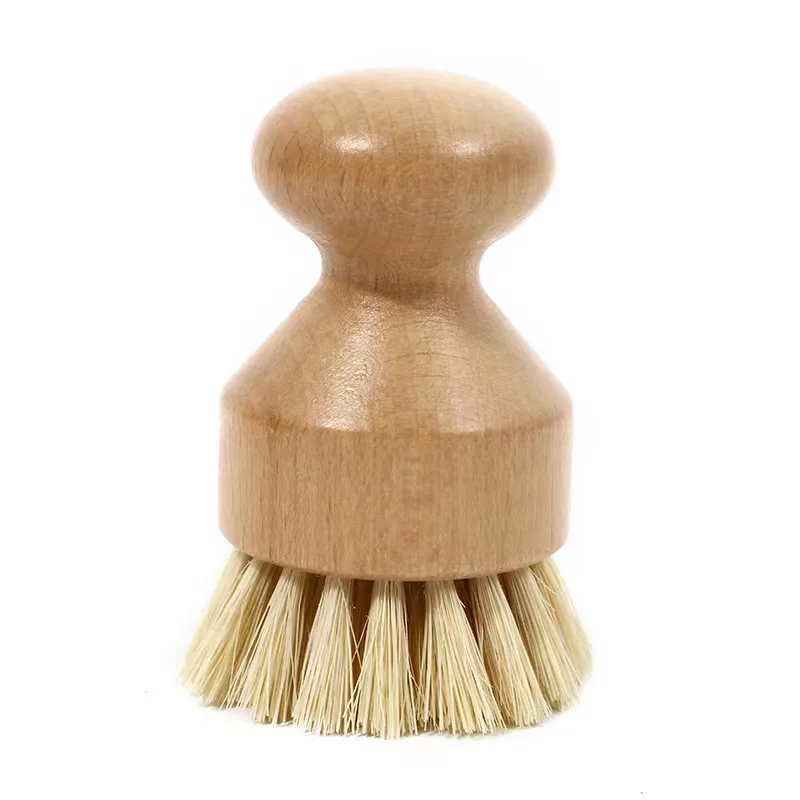 Manufacturer replaceable electric cleaning dish kitchen brushes head handle willy bottle crevice wooden bamboo dishwashing  brus