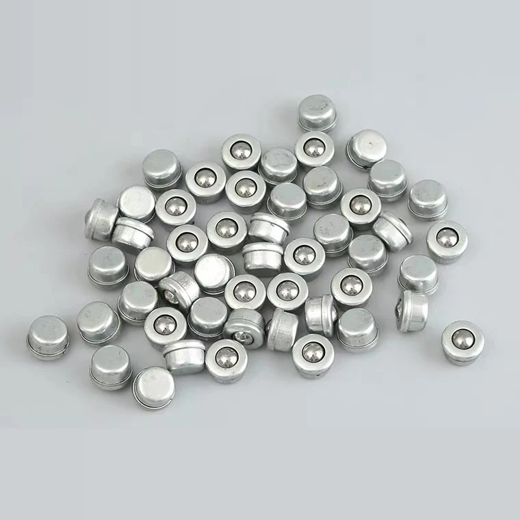 Single direction and Eccentric Chrome steel Alloy Steel Galvanized Flexible Ball Transfer Unit For Table Transfer