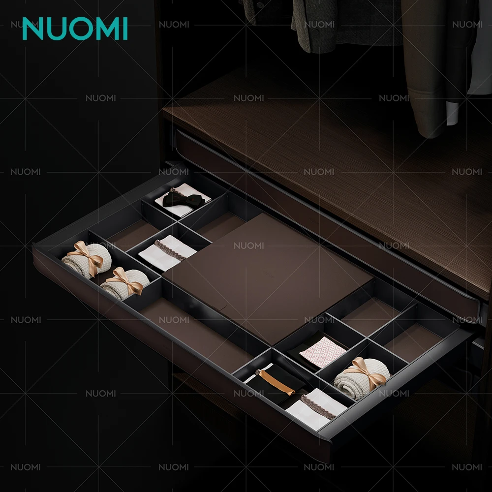 NUOMI HERA Wardrobe Hardware Accessories Closet Soft-Close Decorations Shelf Slide Out Jewelry Underwear Storage Drawer Basket