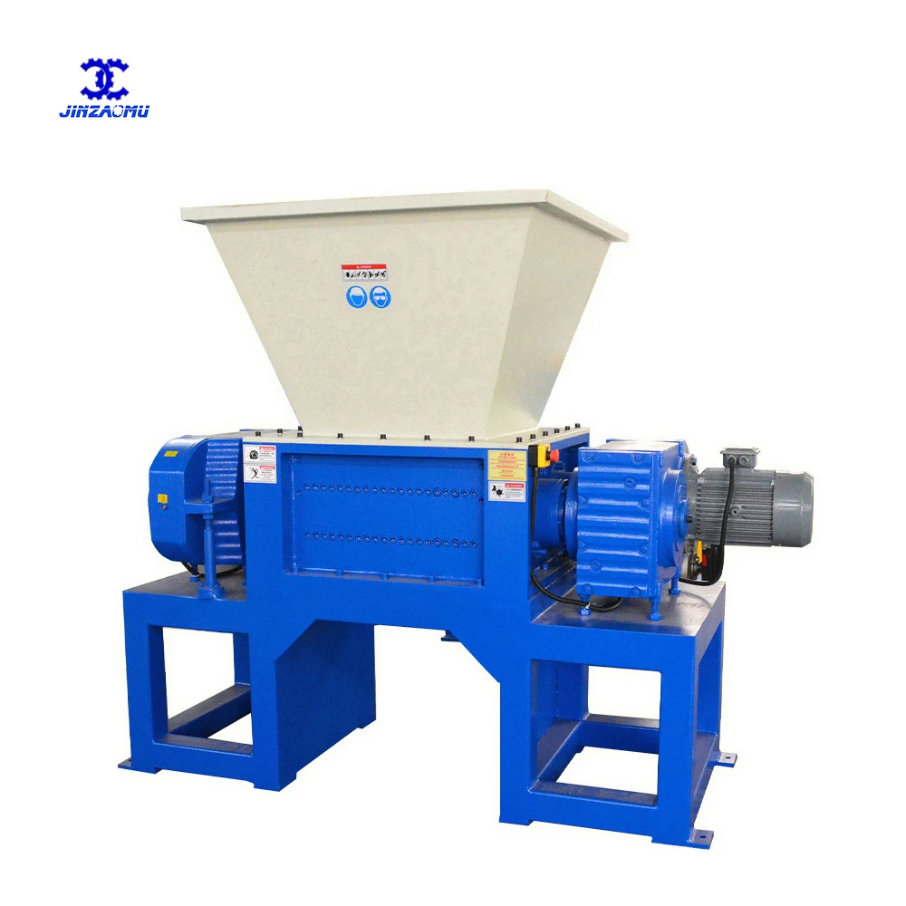 Long Service Life High Standard Double Shaft Large Furniture Plastic Shredder Machine