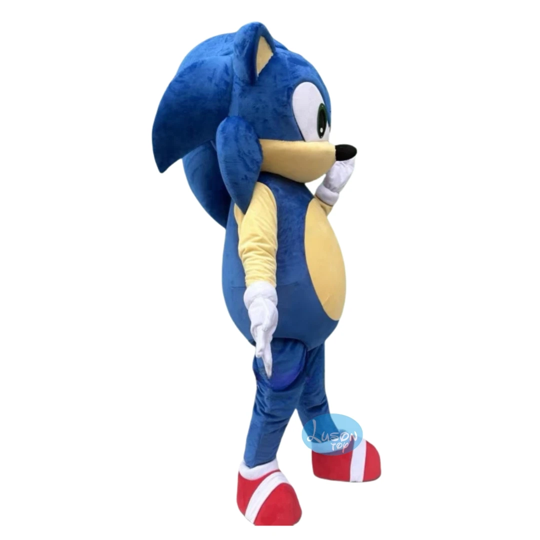 MOQ 1 Piece Professional Sonic Cosplay Hedgehog Character Mascot Costume Party