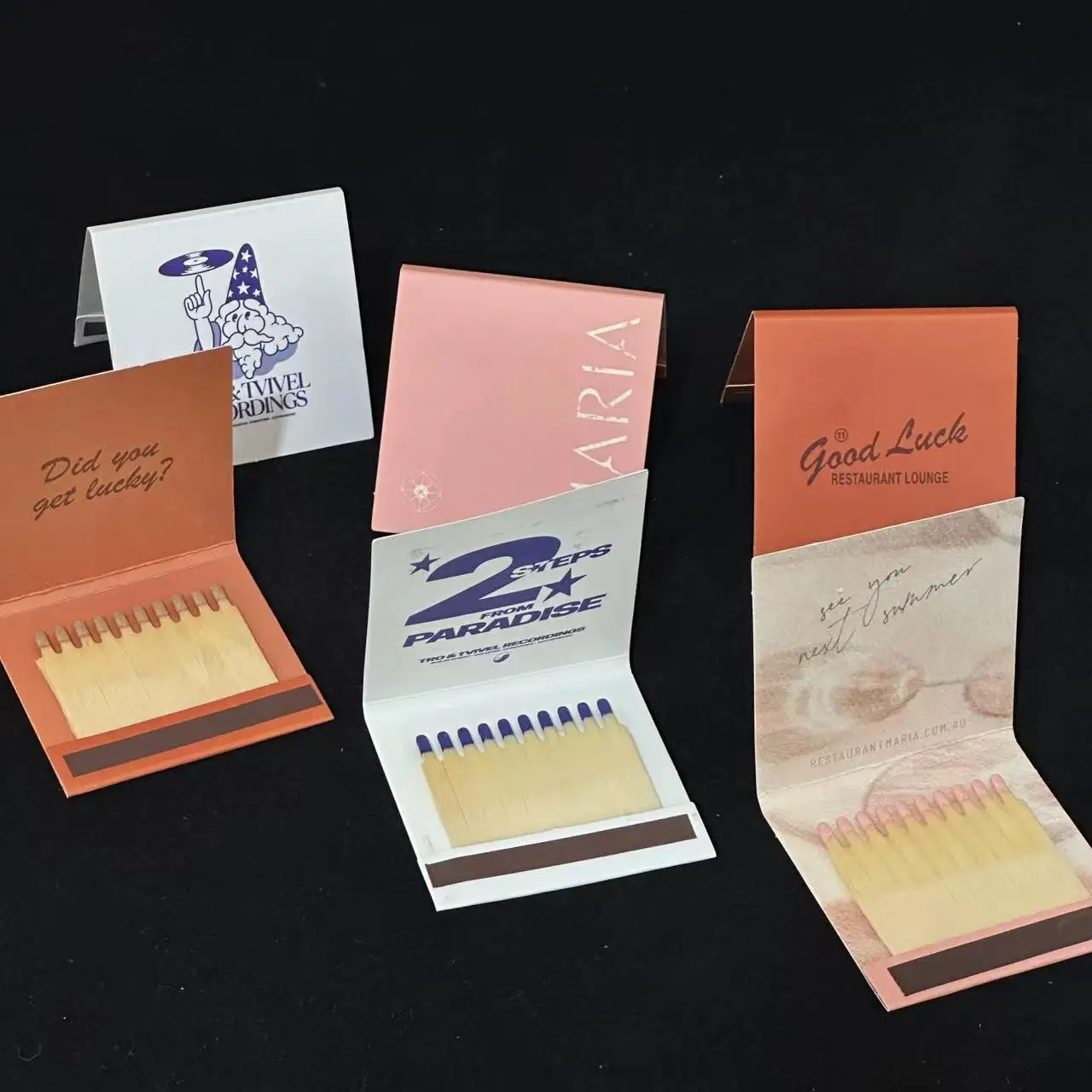 Cigars safety matches retro convenient carry small matchbooks matches Manufacturers Wholesale of cheap customized match books