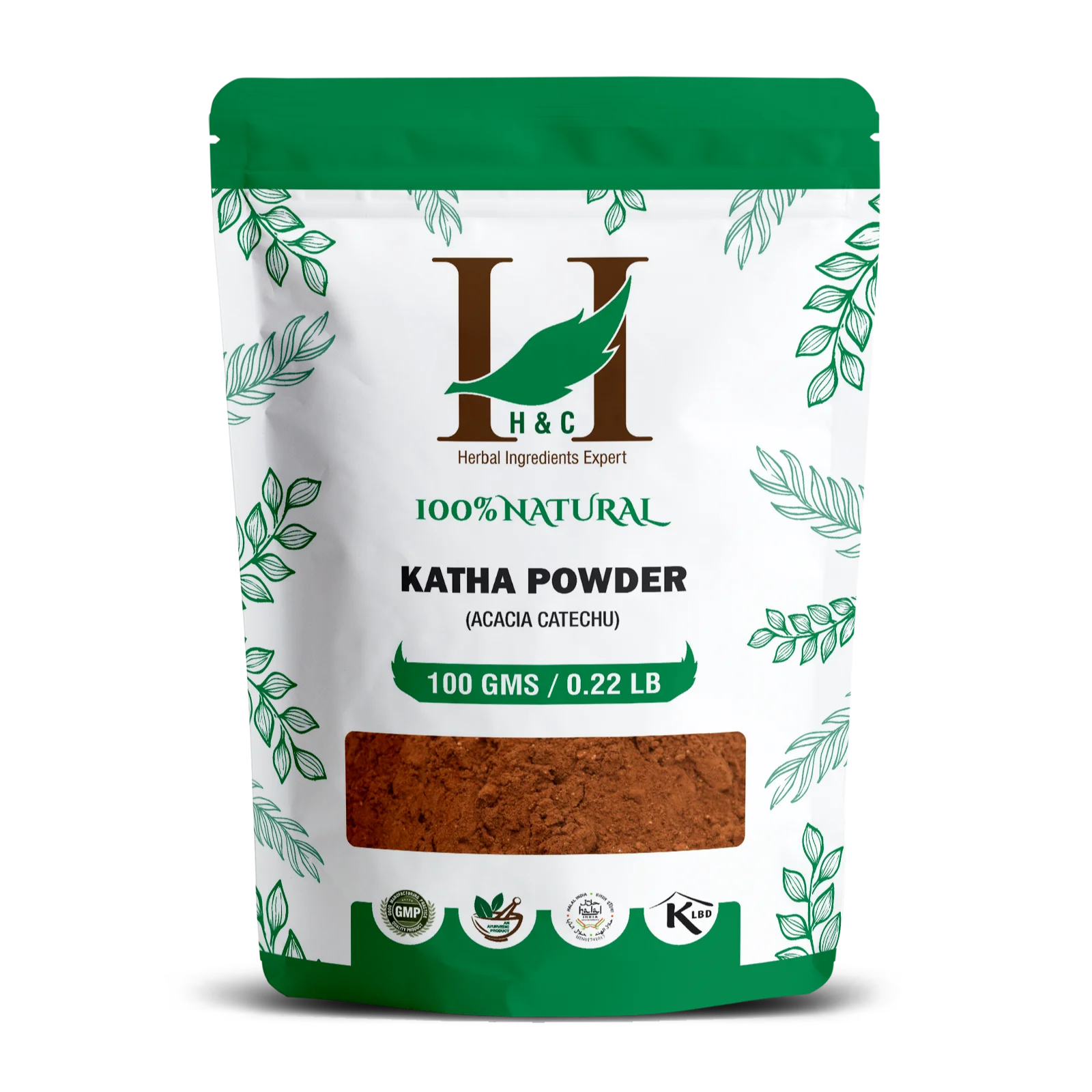 H&C Katha Powder (Acacia catechu) - 100gm Pack